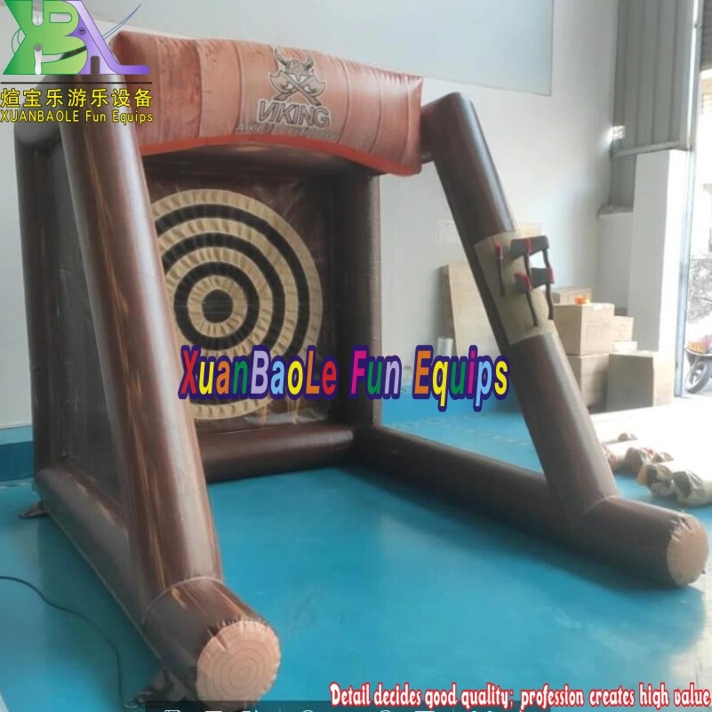 Inflatable Axe Throwing Game for Rent Party, Axe Throwing Interactive Inflatable Sport Game