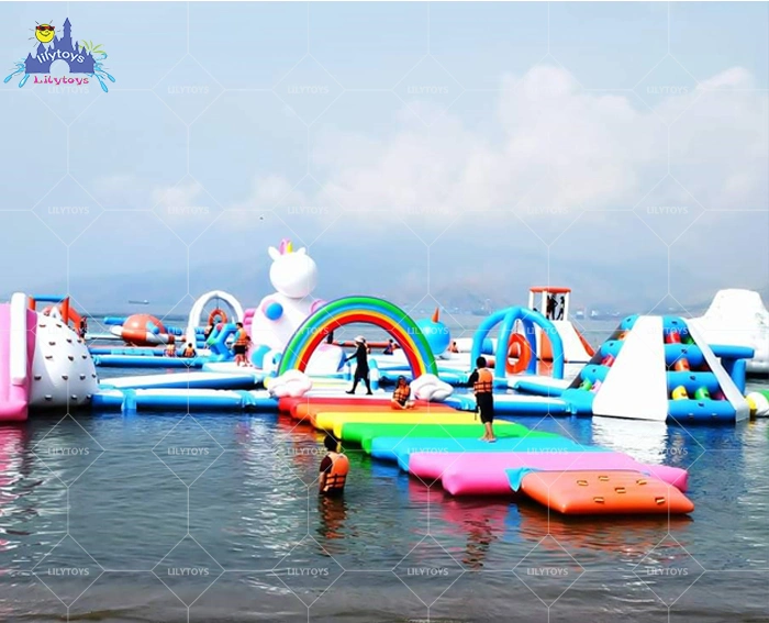 TUV Certificate Inflatable Water Park 2022 New Design Inflatable Floating Obstacle Course