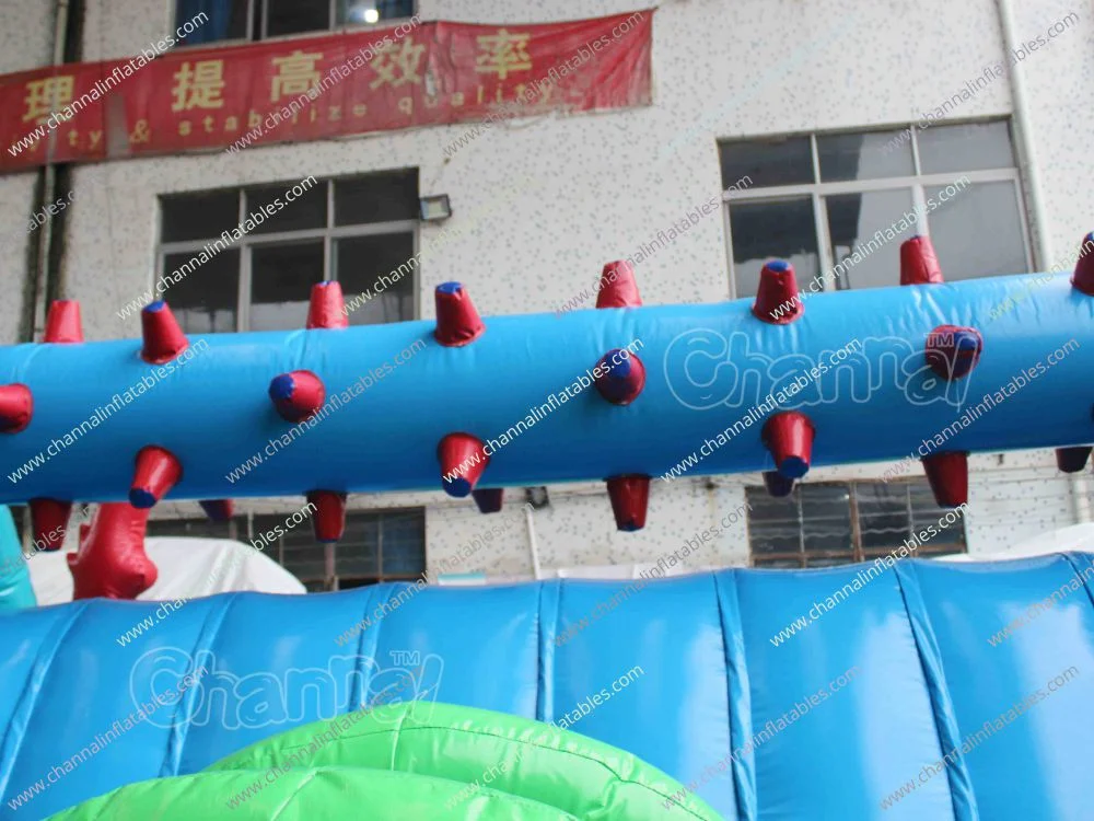 Outdoor Commercial Large Obstacle Course Inflatable Obstacle Course for Adults Chob708