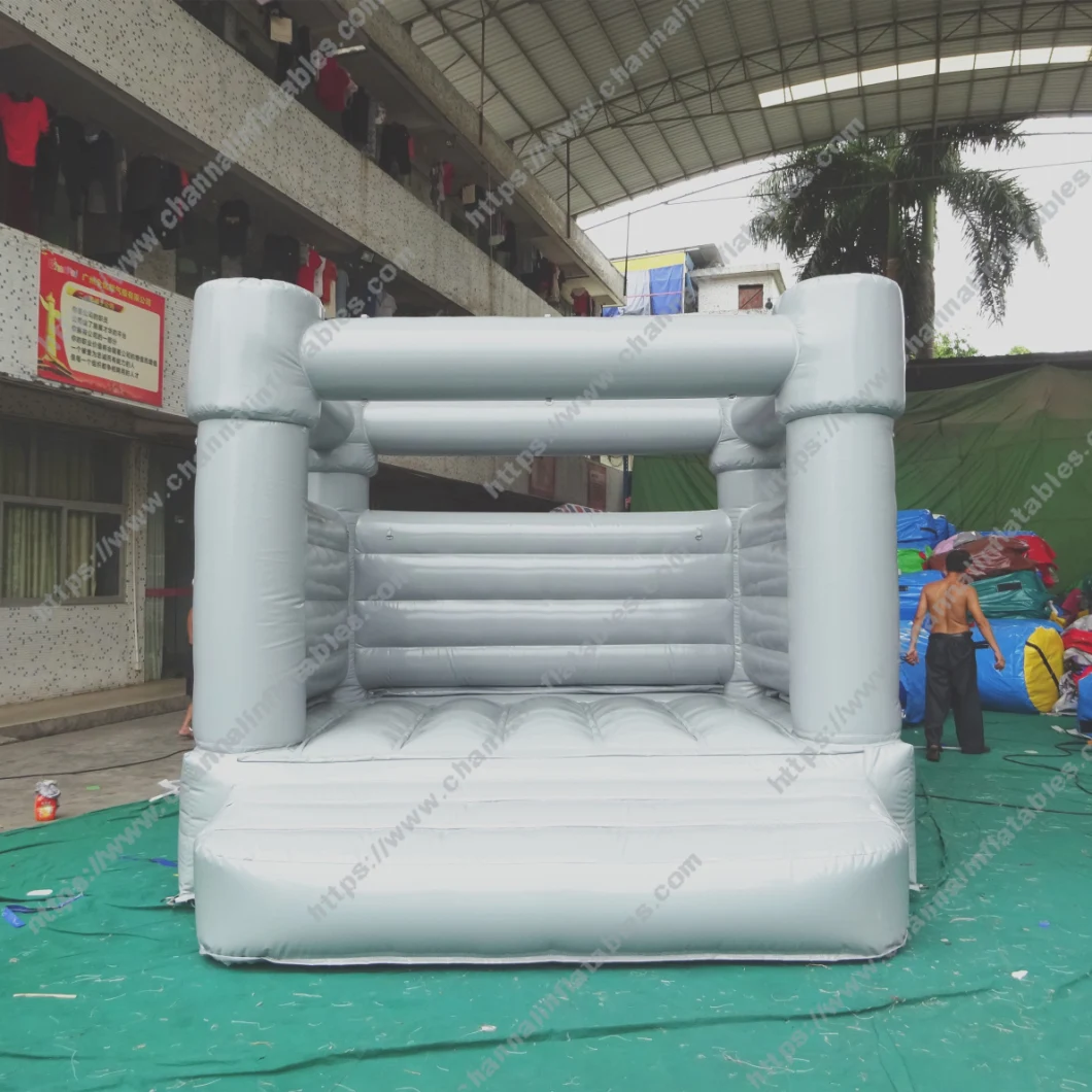 White Bounce House Wedding Castles Jumping House Inflatable White Castle-Chb1319