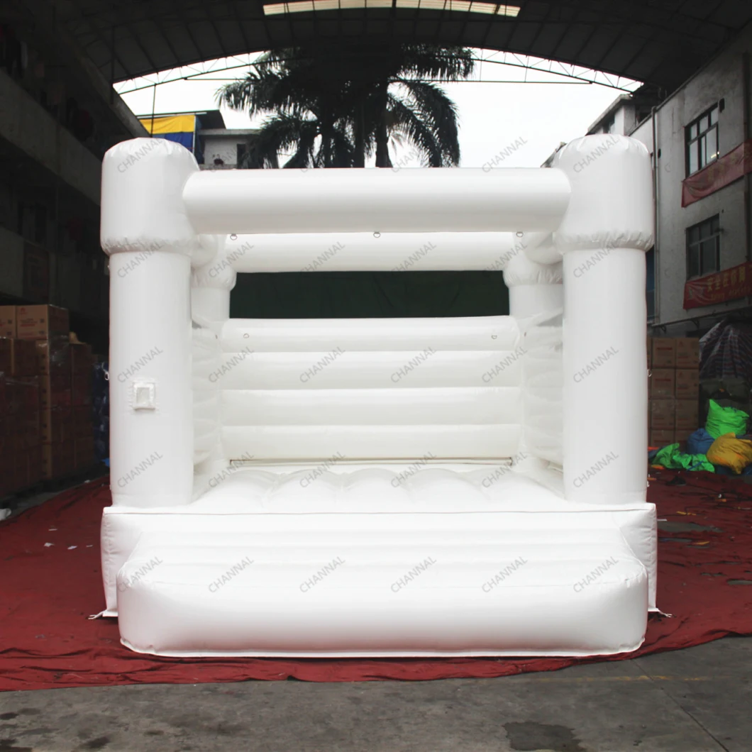 White Bounce House Wedding Castles Jumping House Inflatable White Castle-Chb1319