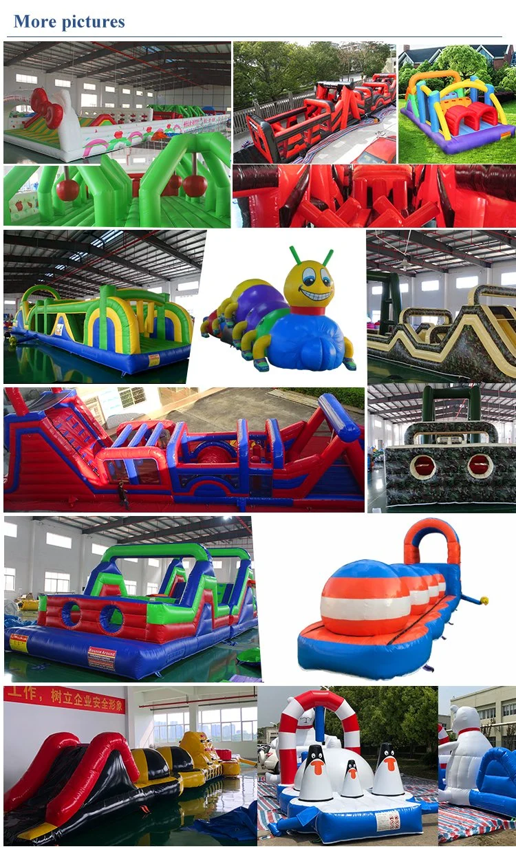 The Newest Fun Amusement Park Good Quality Cheap Commercial Inflatable Obstacle Course for Adults