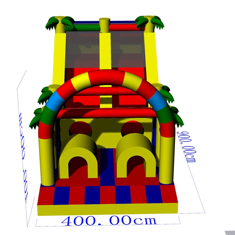 PVC Continuous Inflation Outdoor Inflatable Slide for Sale