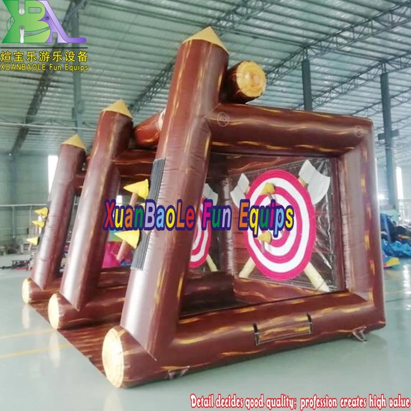 2 Players Inflatable Sports Games Challenge Interactive Party Carnival Inflatable Axe Throwing Games