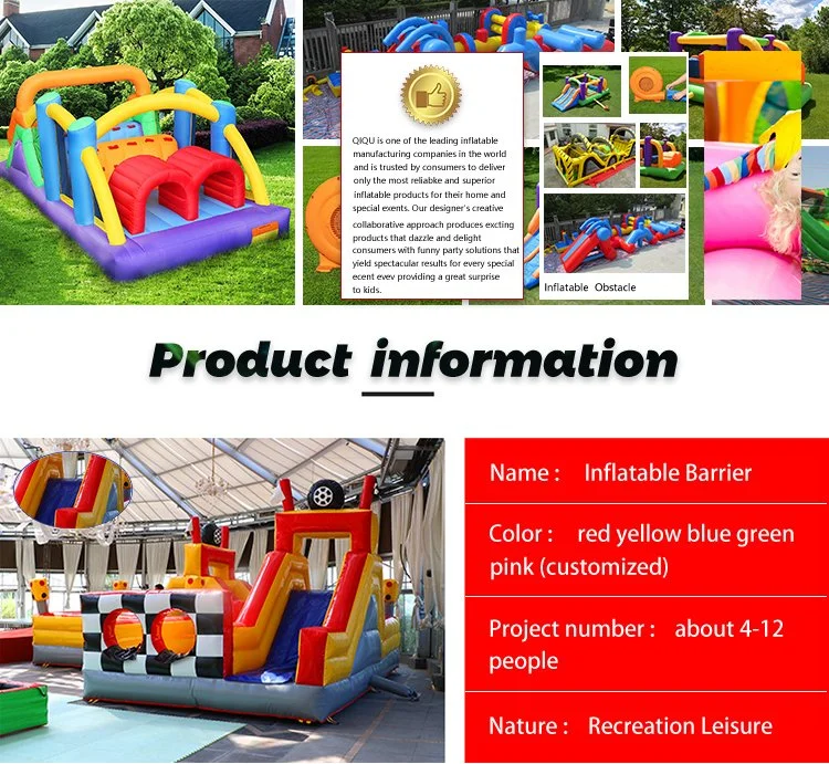 The Newest Fun Amusement Park Good Quality Cheap Commercial Inflatable Obstacle Course for Adults