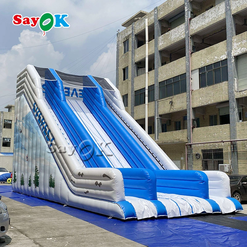 Sayok Inflatable Everest Amusement Park Playground Equipment Slide for Adult Size Outdoor Party Paradise Inflatable Water Slide