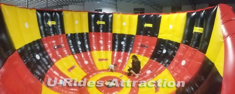 China IPS Competition inflatable sport game interactive inflatable vortex game running wild for event