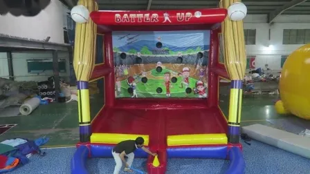 Interactive Giant Inflatable Battle Zone Jousting Game, Commercial Gladiator Joust Arena with Pillow