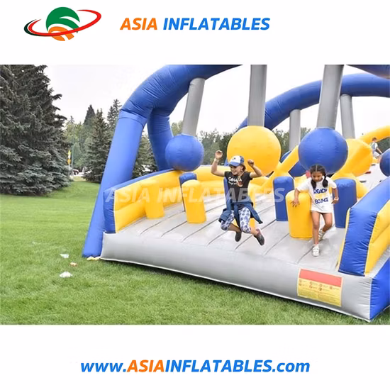 Huge Commercial Inflatable Obstacle Course, Inflatables Obstacle Interactive Games
