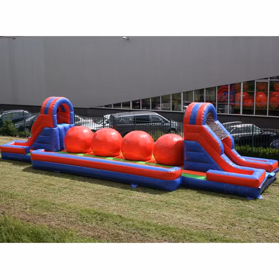 5K Inflatable Run Obstacles Event Giant Bouncy Castle Park Inflatable 5K Obstacle Course for Sale