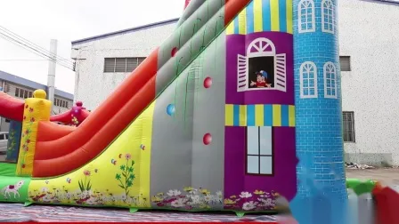 Huge Commercial Inflatable Obstacle Course, Inflatables Obstacle Interactive Games