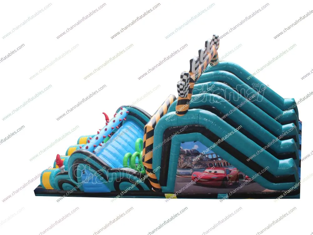Outdoor Commercial Large Obstacle Course Inflatable Obstacle Course for Adults Chob708