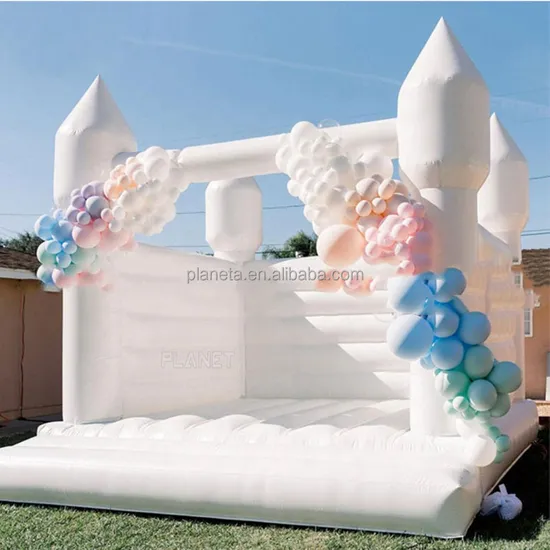 Free Air Shipping to Door! 2022 Newest 13X13FT 4X4m Outdoor Inflatable Wedding Bouncer White Bounce House Bouncy Castle Jumping Castle